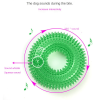 pack of 2pcs  dog toys Pet toy bite resistant sound making toy ball dog toy tooth cleaning molar dog toy - Green - small