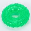 pack of 2pcs  dog toys Pet toy bite resistant sound making toy ball dog toy tooth cleaning molar dog toy - Green - small