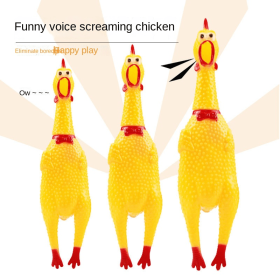 Pet supplies screaming chicken pet toys super funny screaming chicken dog toys - 2pcs - L