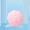 Dog toys bite-resistant pet teething teeth cleaning supplies self-help boredom dog round ball interactive bone ball - Pink