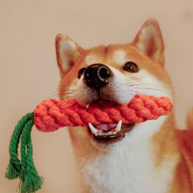 Dog Rope Toys For Grinding And Cleaning Teeth - Carrot