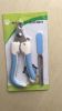 Pet nail clippers dog cat stainless steel nail clippers; Professional Pet Nail Clippers and Trimmer - Best for Dogs; Small Cats - Large blue [card mou