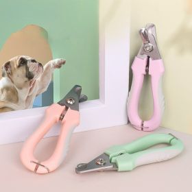 Dog & Cat Pets Nail Clippers with Safety Lock - Orange - 1pcs