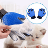 Cat Grooming Glove For Cats Wool Glove Pet Hair Deshedding Brush Comb Glove For Pet Dog Cleaning Massage Glove For Animal Sale - Left