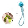 Pet Tooth Cleaning Bite Resistant Toy Ball for Pet Dogs Puppy - Blue - Pet Supplies