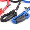 Durable Dog Slip Rope Leash With Strong Slip Lead; Adjustable Pet Slipknot Nylon Leash For Dogs - Black - S - Diameter 0.6cm