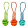 Pet Tooth Cleaning Bite Resistant Toy Ball for Pet Dogs Puppy - Blue - Pet Supplies