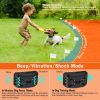 Wireless Electric Dog Fence Waterproof Pet Shock Boundary Containment System Electric Training Collar for Small Medium Large Dogs - ReceiverOnly - Bla
