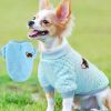 Pet Dog Clothes flannel Dog Winter clothe Puppy - BLUE - XL