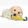 Pet Dog Toy Interactive Rubber Balls for Small Large Dogs Puppy Cat Chewing Toys Pet Tooth Cleaning Indestructible Dog Food Ball - yellow-Squeak1 - Ch