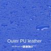 Pet raincoat for large and small dog; PU waterproof big dog raincoat; outdoor reflective dog raincoat - Yellow - 4XL