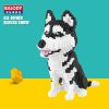 Cartoon Simulation Pet Dog Building Blocks Mini Dachshund Poodle Doberman Model Children's Toy Gift Dog Pet Building Blocks - 16064 - With box