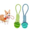 Pet Tooth Cleaning Bite Resistant Toy Ball for Pet Dogs Puppy - Blue - Pet Supplies