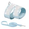 Pet Harness For Dog & Cat; Rhinestone Soft Cat Harness; Soft Dog Vest Harness For Outdoor Walking - Light Blue - M