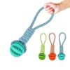 Pet Tooth Cleaning Bite Resistant Toy Ball for Pet Dogs Puppy - Blue - Pet Supplies