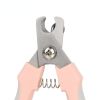 Dog & Cat Pets Nail Clippers with Safety Lock - Purple - 1pcs