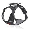 No Pull Pet Harness For Dog & Cat; Adjustable Soft Padded Large Dog Harness With Easy Control Handle - Red - XS