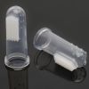 1pc Rubber Pet Finger Toothbrush Dog Toys Environmental Protection Silicone Glove for Dogs and Cats Clean Teeth Pet Accessories - Blue - box