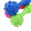 Pet Vocal Toy Dog Molar Rod Interactive Training Cat Dog Toy TPR Environmentally Friendly Bite Resistant Pet Accessories - Green