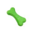 Pet TPR Rubber Toy Footprint Biscuit Dog Toy Dog Training Toy Solid Candy Color Molar Resistant Bite Cleaning Teeth - Green