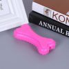 Pet TPR Rubber Toy Footprint Biscuit Dog Toy Dog Training Toy Solid Candy Color Molar Resistant Bite Cleaning Teeth - Pink
