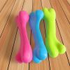 1pc Pet Toy; Soft Bone Shape Toy; Dog Teething Training Bite Resistant Chew Toys - 1pc Random Color