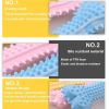Dog Cat TPR Foam Eco-friendly TPR Chewing Toy Milky Scented Flat Bones Molar Teether Pet Supplies Spiny Soft Bite Resistant Toy - Blue - M