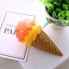 New Dog Voice Ice Cream Toy Dog Enamel Resistant To Bite Molar Teeth Cleaning Pet Supplies - Orange