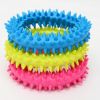Pet Dog Toy Non-Toxic Rubber Cute Round Play Durable To Chew Toys Dog Tooth Cleaning Molar Training Safe Toy Pet Supplies - Green