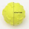 Rubber Squeaky Dog Ball Creative Funny Dog Bite Ball Pet Chew Ball Toy Bite Resistant Ball Pet Chew Squeaky Toy - Pink