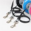 Pet Telescopic Traction Rope Dog Automatic Tractor Portable Dog Leash Dog Chain 3 M 5 M Traction Belt correa perro - pink - 3M