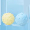 Dog toys bite-resistant pet teething teeth cleaning supplies self-help boredom dog round ball interactive bone ball - Pink