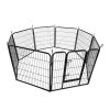 Dog Playpen Designed for Camping, Yard , 32" Height for Medium/Small Dogs, 8Panels - as Pic