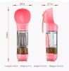 Multifunctional Pet Water Cup Pet Feeder Pet Outdoor Water Cup Dog Food Cup Picking Up All-in-one Waterer Cat Dog Feeding Tool - black