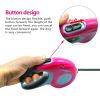 Pet Telescopic Traction Rope Dog Automatic Tractor Portable Dog Leash Dog Chain 3 M 5 M Traction Belt correa perro - pink - 3M