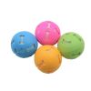 Fashion Natural Rubber Ball Pet Toy Cute Hollow Footprint Training Elastic Durable Chew Play Ball Toy for Dog and Cat - Orange