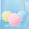 Dog toys bite-resistant pet teething teeth cleaning supplies self-help boredom dog round ball interactive bone ball - Pink