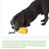 Pet Dog Toy Interactive Rubber Balls for Small Large Dogs Puppy Cat Chewing Toys Pet Tooth Cleaning Indestructible Dog Food Ball - yellow-Squeak1 - Ch