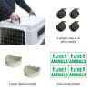 Plastic Dog IATA Airline Approved Kennel Carrier, Large, 1 Piece - Large