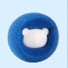Pet Cleaning Ball; pack of 3; Pet Hair Wash Ball For Dog And Cat (Assorted Varieties) - Orange - pack of 3