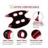 Pet Grooming Hammock For Dog & Cat; Cat Hammock Restraint Bag For Bathing Trimming Nail Clipping - Black Red Edge - XS