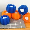 Pet Cleaning Ball; pack of 3; Pet Hair Wash Ball For Dog And Cat (Assorted Varieties) - Orange - pack of 3