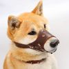 Dog mouth mask; anti-barking; anti-bite; dog mouth cover; puppy medium and large dogs; small dog masks; teddy golden retriever barker - Brown mouthpie
