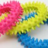 Pet Dog Toy Non-Toxic Rubber Cute Round Play Durable To Chew Toys Dog Tooth Cleaning Molar Training Safe Toy Pet Supplies - Green