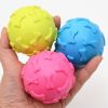 Rubber Squeaky Dog Ball Creative Funny Dog Bite Ball Pet Chew Ball Toy Bite Resistant Ball Pet Chew Squeaky Toy - Pink