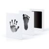 Pet Handprint And Footprint Kit For Dog & Cat; Dog Paw Print Pad Kit; Clean Touch Ink Pad For Pets; 3.7*2.2in - Blue - pack of 2