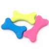 Pet TPR Rubber Toy Footprint Biscuit Dog Toy Dog Training Toy Solid Candy Color Molar Resistant Bite Cleaning Teeth - Pink