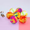 1pc Dog Bouncy Ball Radom Color Bouncing Massage Hedgehog Ball With LED Flashing Volleyball Sounded Luminous Dog Bite Chew Toy - as the picture - 6.5c
