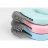 1 PC Pet Cat Dog Massage Comb Shell Comb Grooming Hair Removal Shedding Cleaning Brush Multifunction Pet Grooming Dog Supplies - Pink