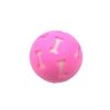 Fashion Natural Rubber Ball Pet Toy Cute Hollow Footprint Training Elastic Durable Chew Play Ball Toy for Dog and Cat - Green